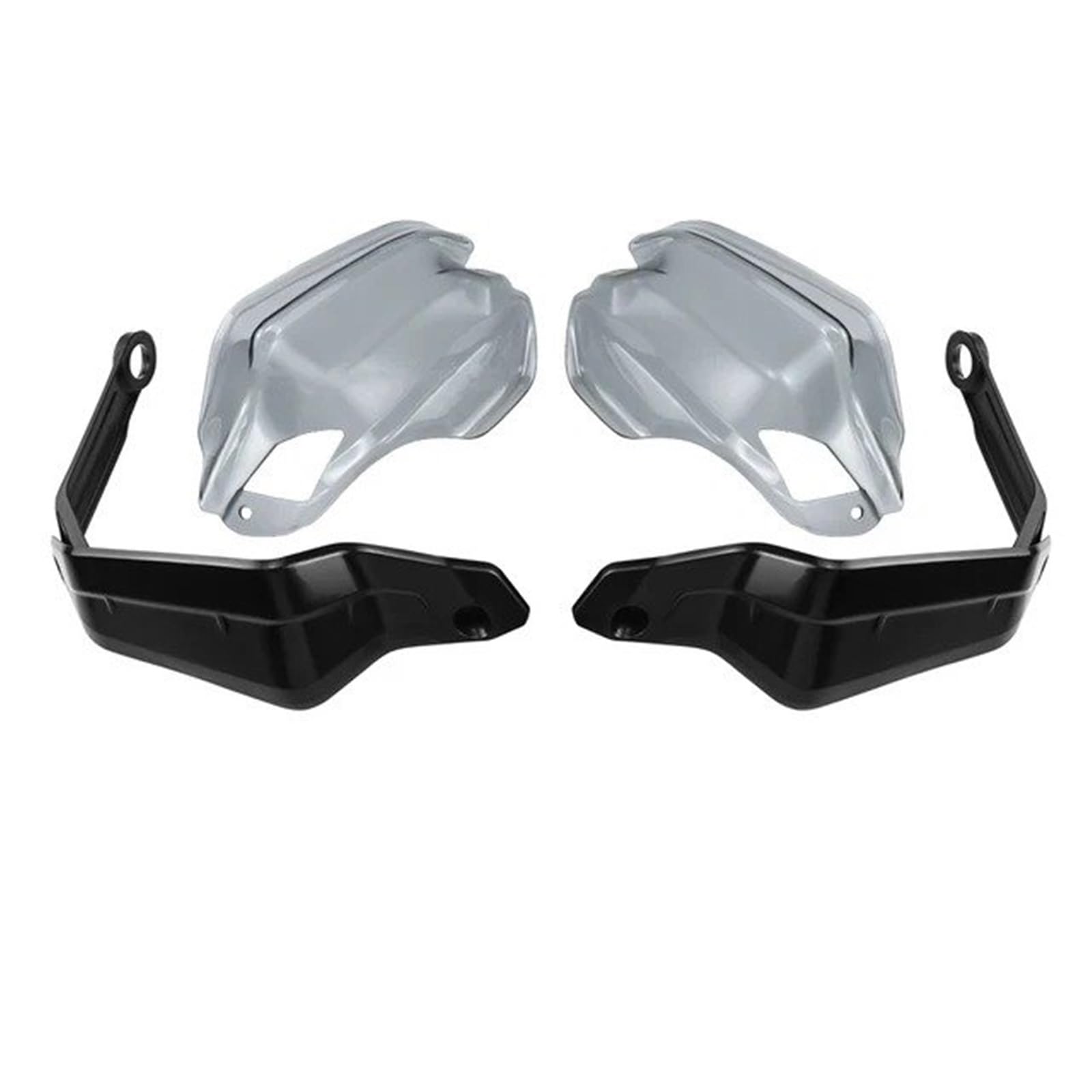 Motorrad Griffschutz Schild Für XL750 Für Transalp 2023 Motorrad Zubehör Hand Guards Verlängerung HandGuard Kit Lenker Wind Schild Lenker Griffschutz Schild(Set A - Black Grey) von DWTNMEX