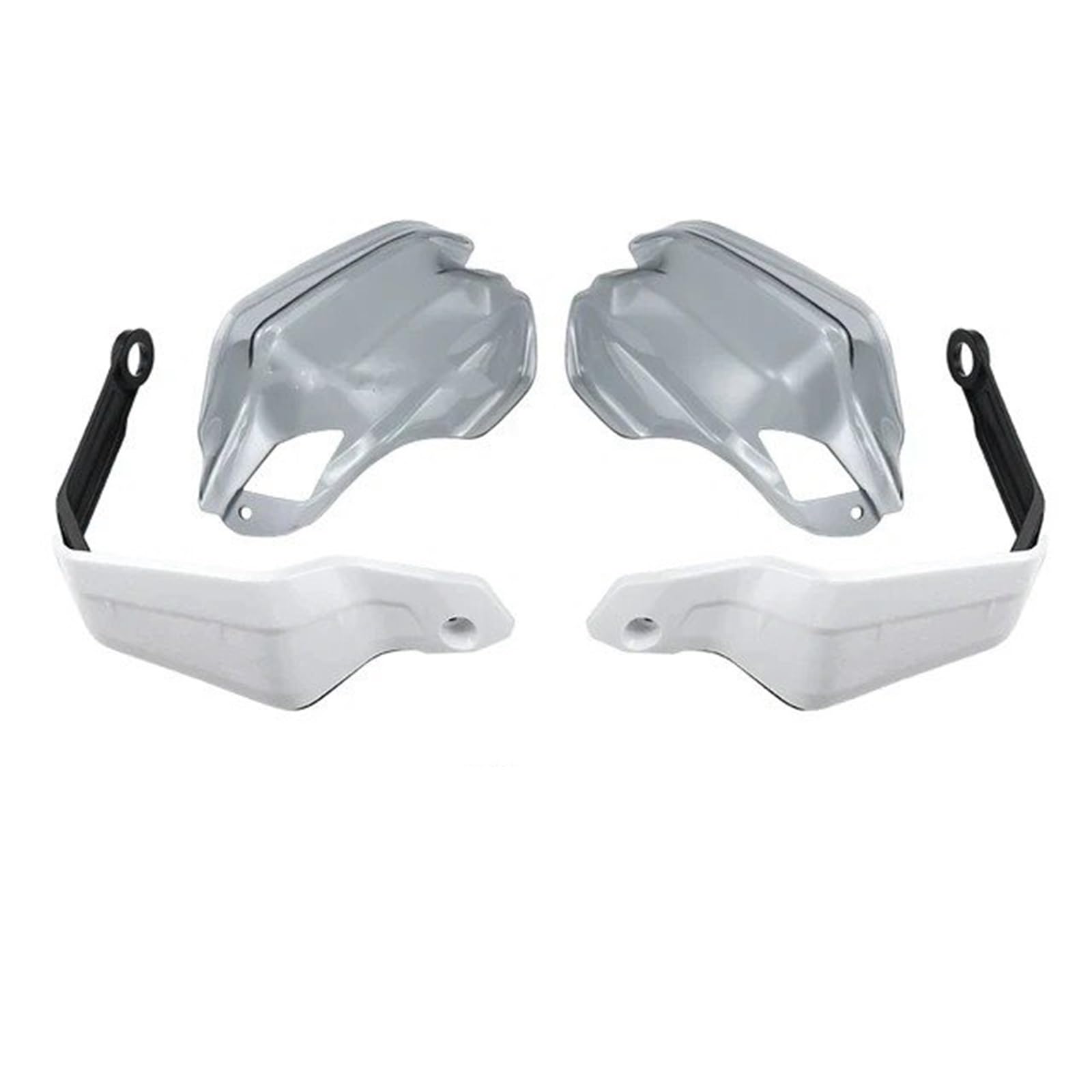 Motorrad Griffschutz Schild Für XL750 Für Transalp 2023 Motorrad Zubehör Hand Guards Verlängerung HandGuard Kit Lenker Wind Schild Lenker Griffschutz Schild(Set A - White Grey) von DWTNMEX