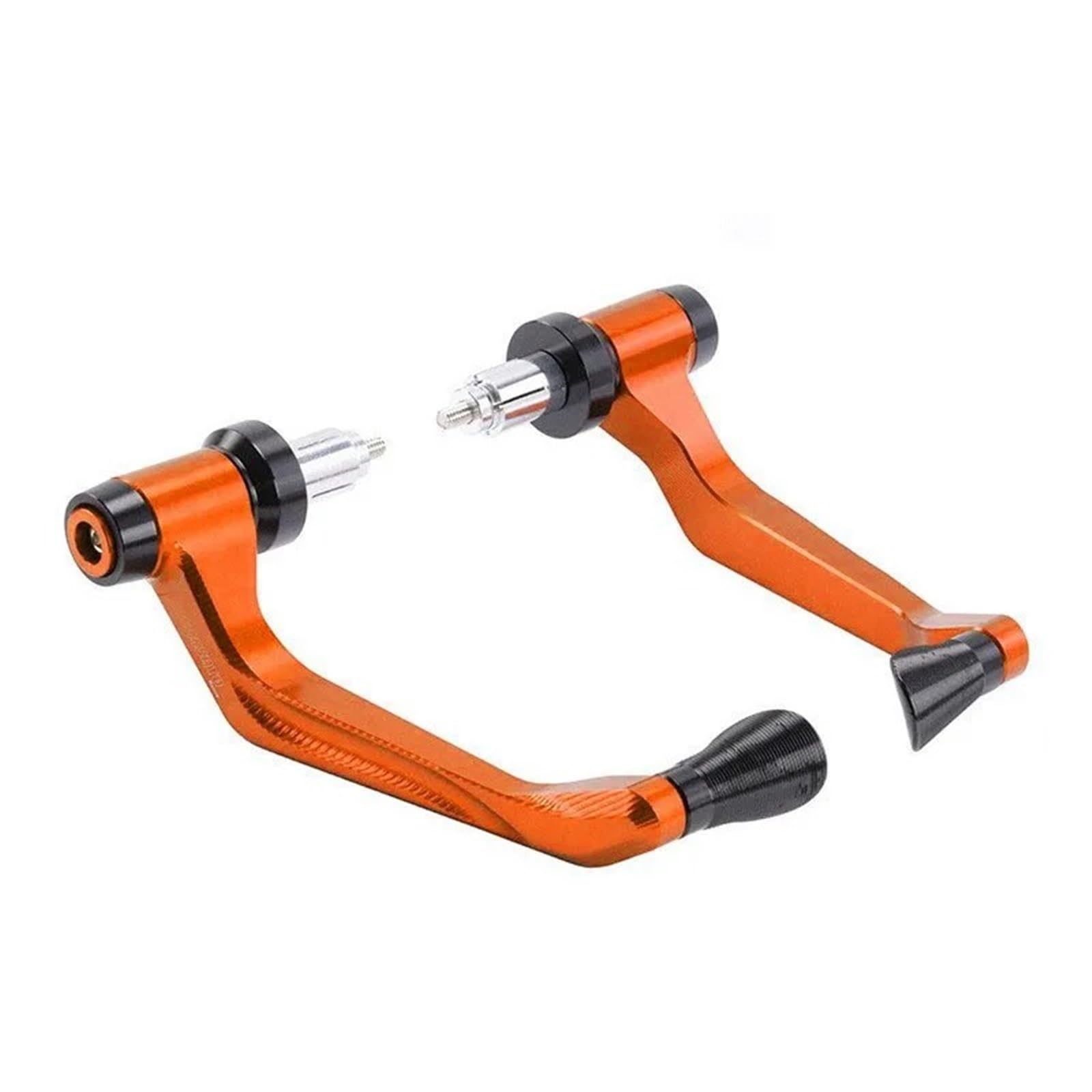 Motorrad-Handschutz Für Spring Für Breeze 450SR Motorrad CNC Aluminiumlegierung Lenker Bremskupplungshebel Handschutz Schutz Modifikation Handschutz Griffschutz Schild Motorrad(Orange) von DWTNMEX