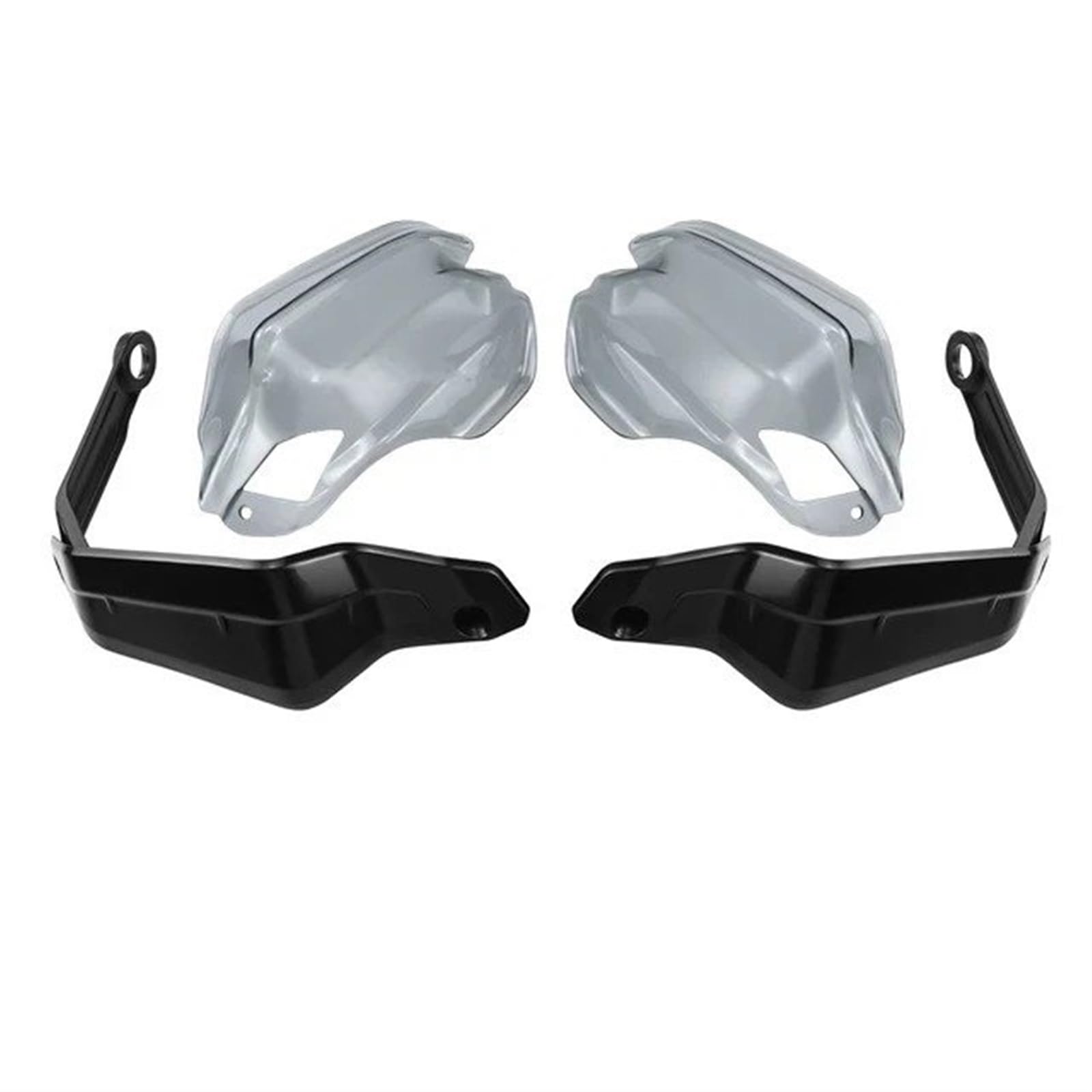 Motorrad-Handschutz Für Transalp XL 750 XL750 2023-2024 Motorrad Handprotektor Extensions Zubehör Handschutz Deflektoren Windschutzscheibe Stück Griffschutz Schild Motorrad(Set A - Black Grey) von DWTNMEX