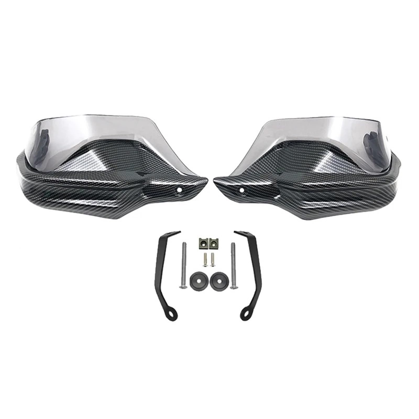 Motorrad-Handschutz Für VOGE 650DS 650 DS 500DS 300DS 500R Handschutz Bremskupplungshebel Schutz Motorrad Handschutz Schild Windschutzscheibe Griffschutz Schild Motorrad(Carbon Grey Set) von DWTNMEX