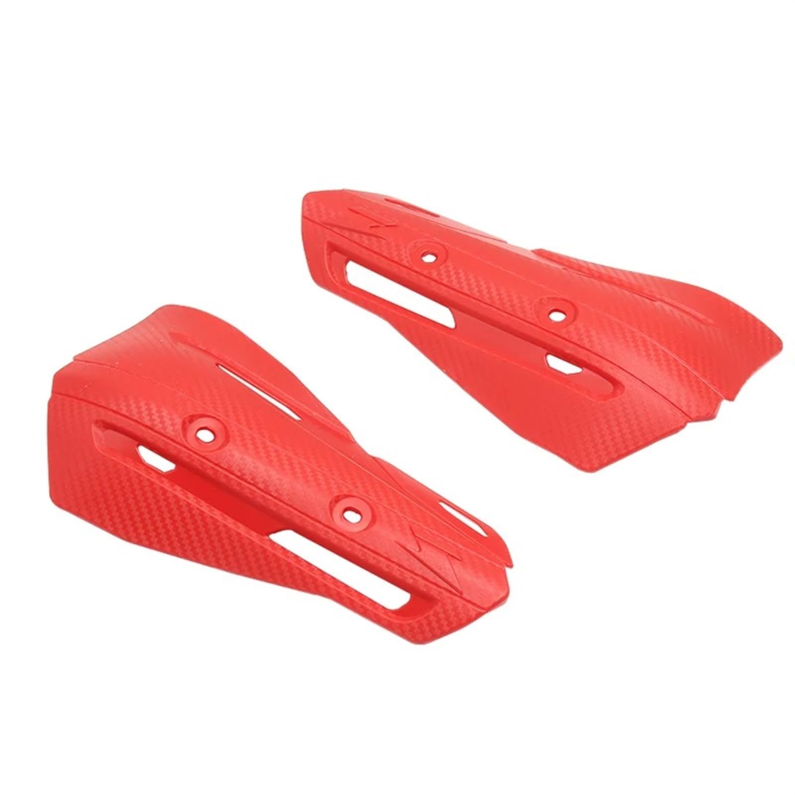 Motorrad-Handschutz Universal Dirt Bike Motorrad Hand Protector Handprotektoren Zubehör Lenker Schutz Griffschutz Schild Motorrad(Red) von DWTNMEX