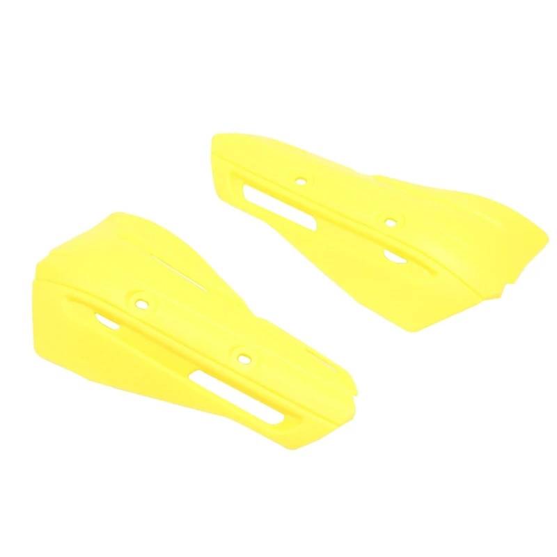 Motorrad-Handschutz Universal Dirt Bike Motorrad Hand Protector Handprotektoren Zubehör Lenker Schutz Griffschutz Schild Motorrad(Yellow) von DWTNMEX