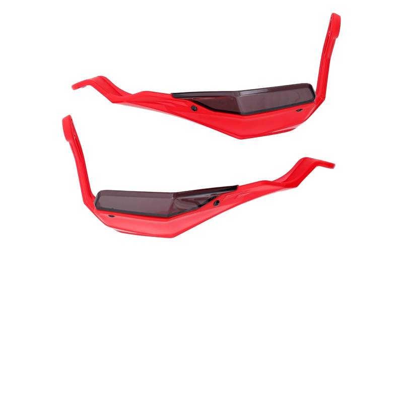 Motorrad-Handschutz Universal Motorrad Hand Protector Guards Handprotektoren Moto Lenker Schutz Zubehör Griffschutz Schild Motorrad(Red) von DWTNMEX