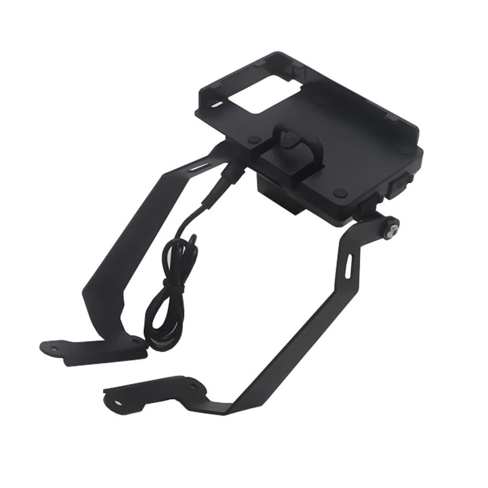 Motorrad Handy Halterung Für X-ADV 750 Für XADV750 2015-2018 Motorrad Schwarz GPS Bar Handy Halterung GPS Front Ständer Halter Smartphone Handyhalterung Fahrrad(A12MM) von DWTNMEX