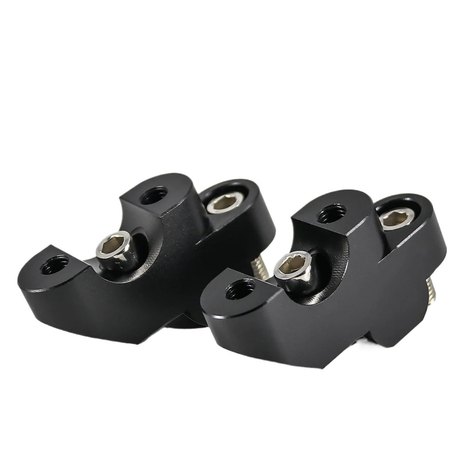 Motorrad Lenkererhöhungen Für NC750X 2016-2021 Motorrad Riser Lenker Klemme Bar Montieren Lenkrad Steigleitungen Bewegen Lift Clip Adapter Moto Lenkerklemmen Riser(Black) von DWTNMEX