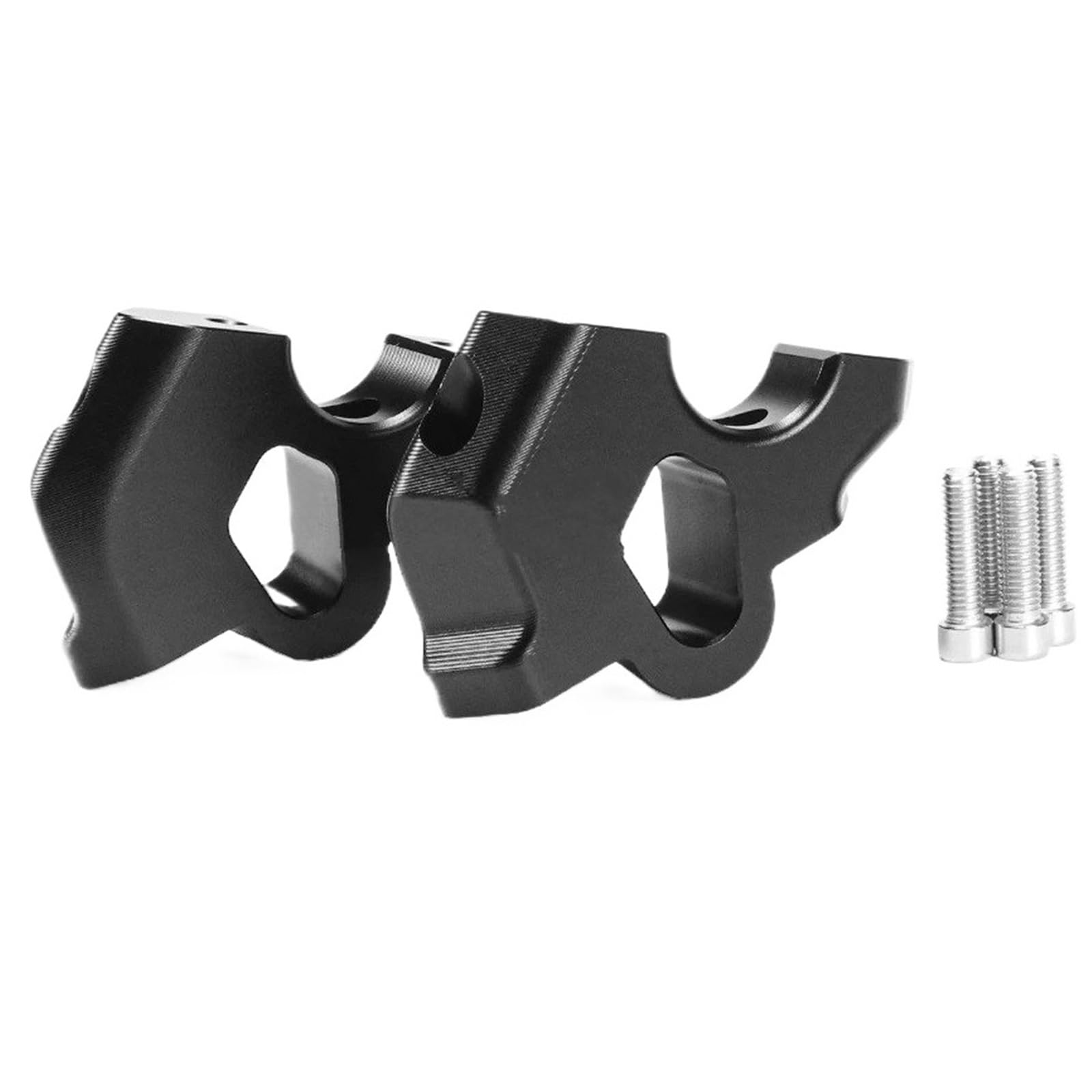 Motorrad Lenkererhöhungen Für R1300GS 2024 Motorrad Zubehör Bewegen Zurück Lenker Riser Drag Griff Bar Clamp Verlängern Adapter Moto Lenkerklemmen Riser(Black) von DWTNMEX