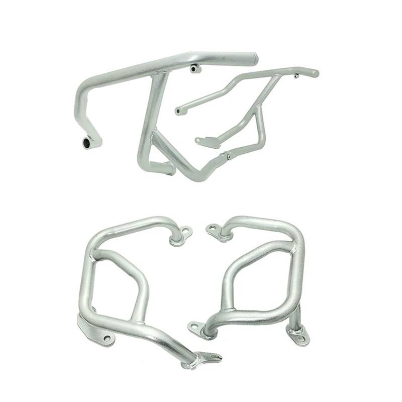 Motorrad Sturzbügel Für F900XR F900R 2020 2021 Motorrad Oberen Unteren Motor Schutz Crash Tank Bar Stoßstange Verkleidung Rahmen Accessicess Motorschutz Sturzbügel(Silver Full Set) von DWTNMEX