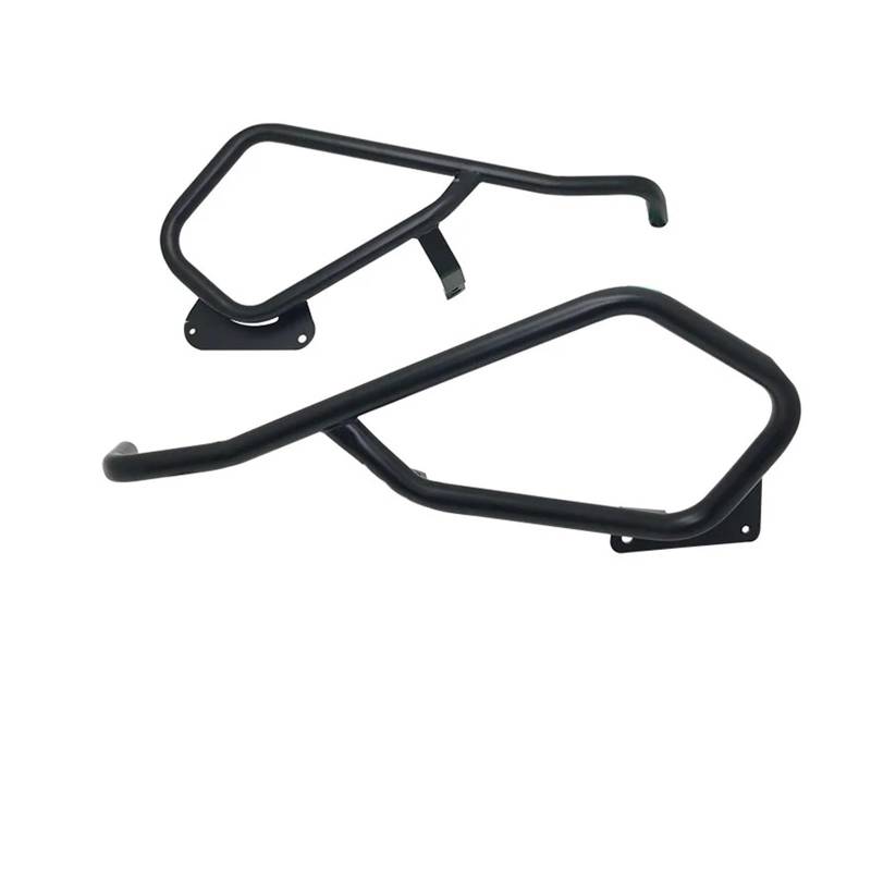 Motorrad Sturzbügel Für K1600GT Für K1600GTL 2011-2022 Motorrad Crash Bar Satteltasche Seite Box Motor Schutz Schutz Rahmen Stoßstange Motorschutz Sturzbügel(Black Front Bumper) von DWTNMEX