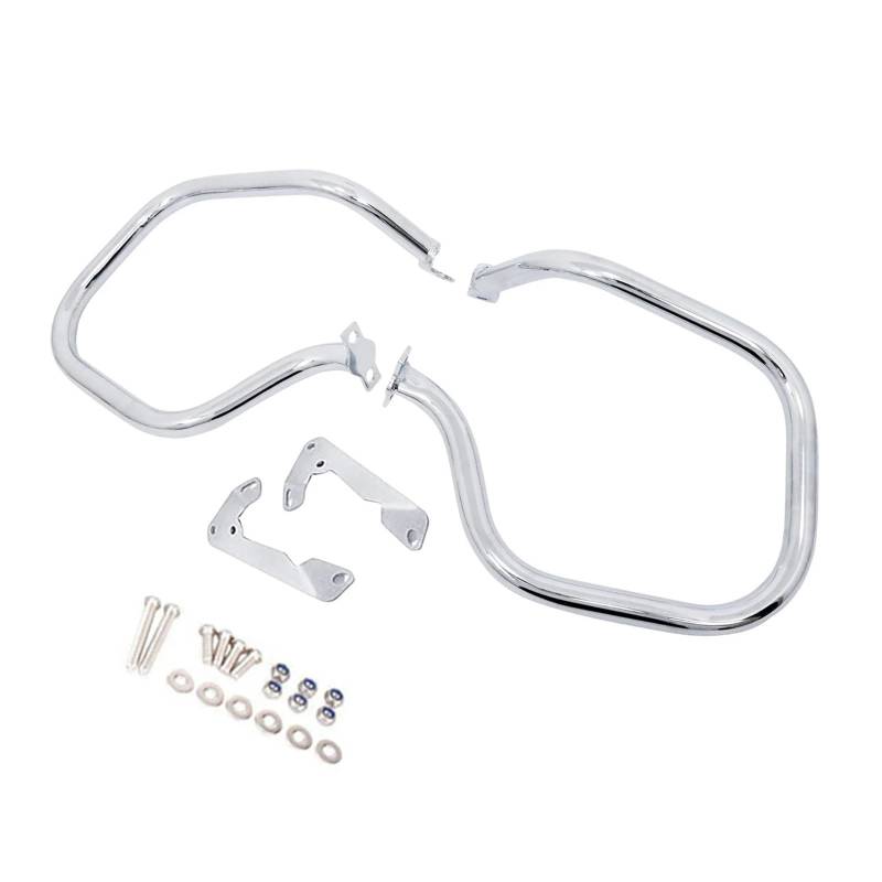 Motorrad Sturzbügel Für R1200RT R1200 RT R 1200RT 2014-2020 Motorrad Autobahn Motor Schutz Crash Bars Stoßstange Protector Accessicess Motorschutz Sturzbügel(Chrome-Rear) von DWTNMEX