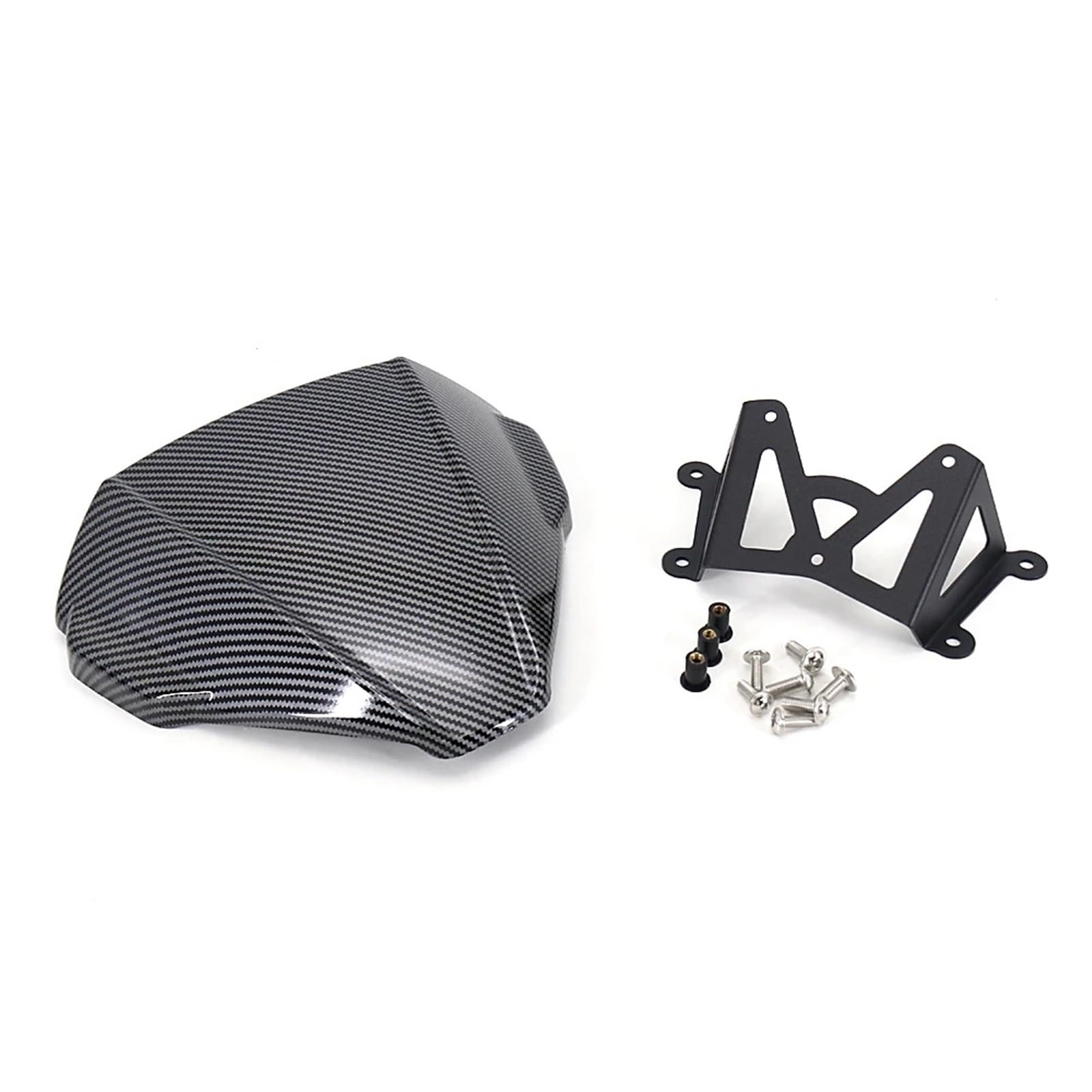 Motorrad-Windschutzscheibe Für MT09 Für MT-09 SP 2021-2024 Motorradzubehör Windschutzscheibe Fly Screen Sport Windschutzscheibe Visier Viser Motorrad Windschild(Carbon Fiber) von DWTNMEX