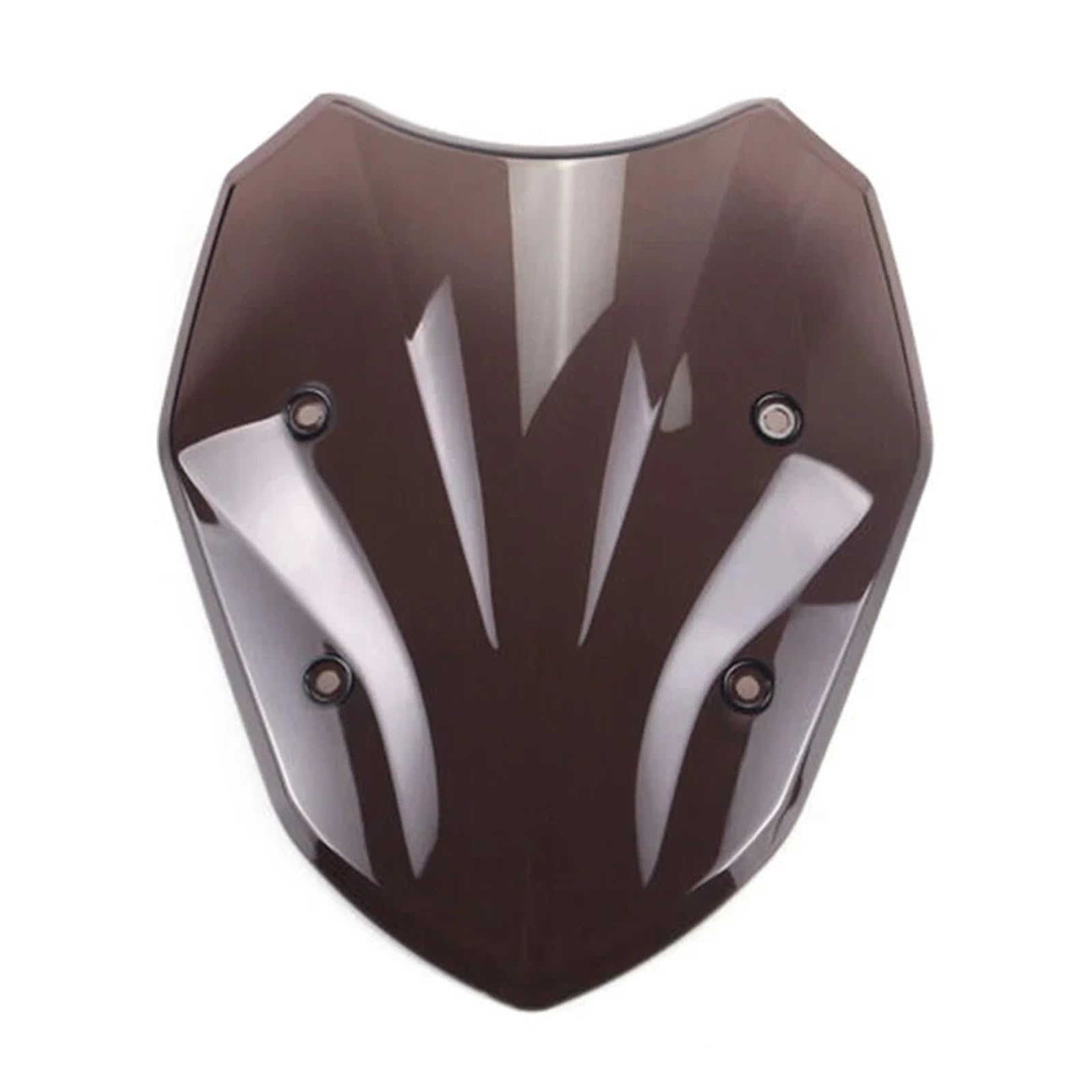 Motorrad-Windschutzscheibe Für S1000XR 2014-2019 Double Bubble Windschutzscheibe Windschutzscheibe Schild Bildschirm Motorrad Windschild(Smoked) von DWTNMEX