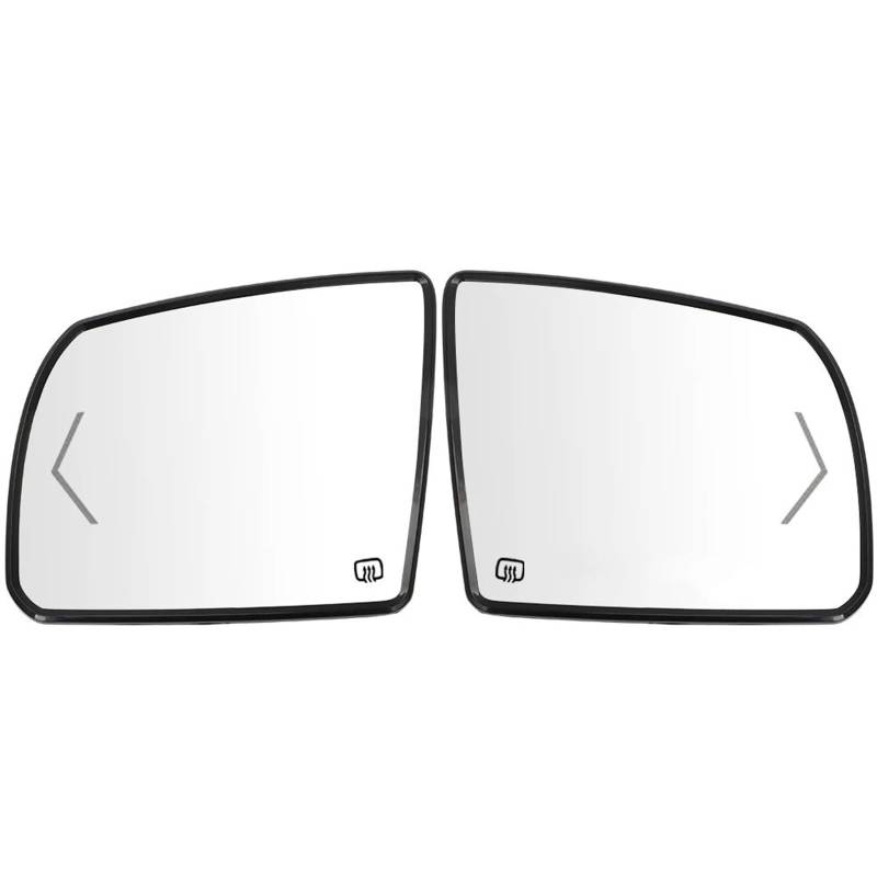 Rückspiegel Für Toyota Für Tundra Für Sequoia 2007-2020 Auto Links Rechts Seite Rückspiegel Glas Objektiv Auto Spiegel Mit Beheizten Auto Flügelspiegel(1 Set) von DWTNMEX