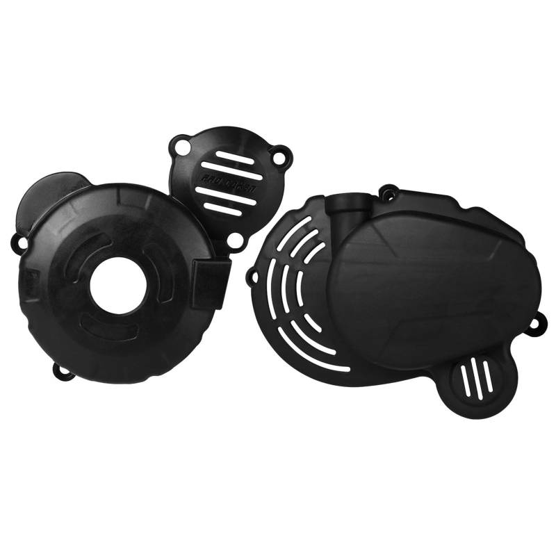 Schutzabdeckung Motorradmotoren Für ZongShen Für CB250F ZS172FMM-3 Motor Für KAYO T4 Für GUIZUN Für XMOSUER Motorrad Motor Kupplung Schutz Wasserpumpe Abdeckung Zündung Motordeckel(Black 2 Set) von DWTNMEX