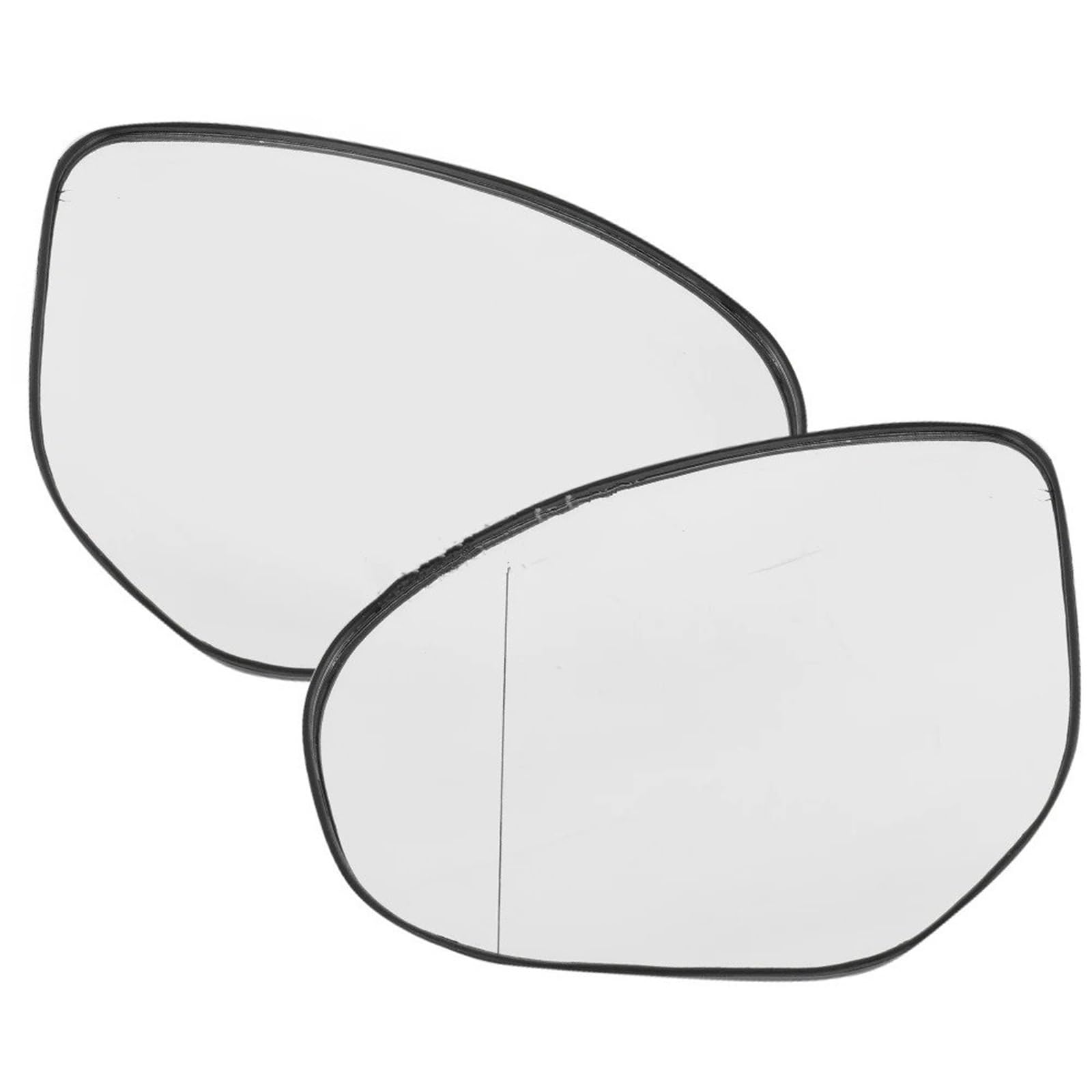 Seitenspiegelglas Für Mazda 3 Für BL 2008-2013 Seite Rückspiegel Glas Objektiv Keine Beheizten Zubehör Türspiegelglas(1 Pair) von DWTNMEX