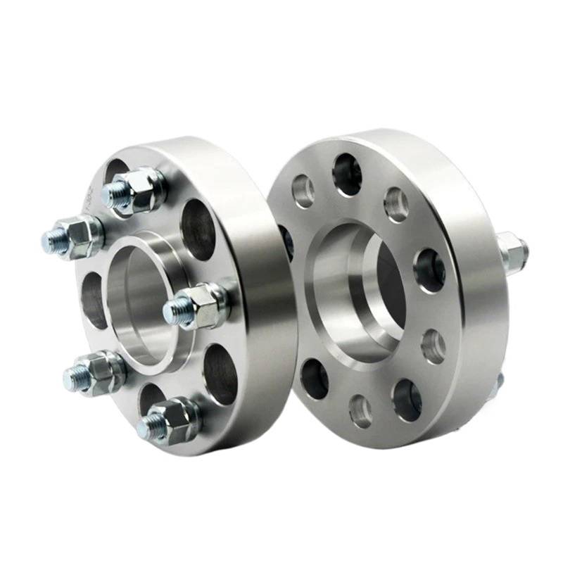 Spurverbreiterungen Für E65 Für Countryman 12 523 2 Stück 15/20/25/30/35/40/45/50mm Rad Spacer Adapter PCD 5x120 CB 72,5mm Raddistanzscheiben(2PCS 45mm Silver) von DWTNMEX