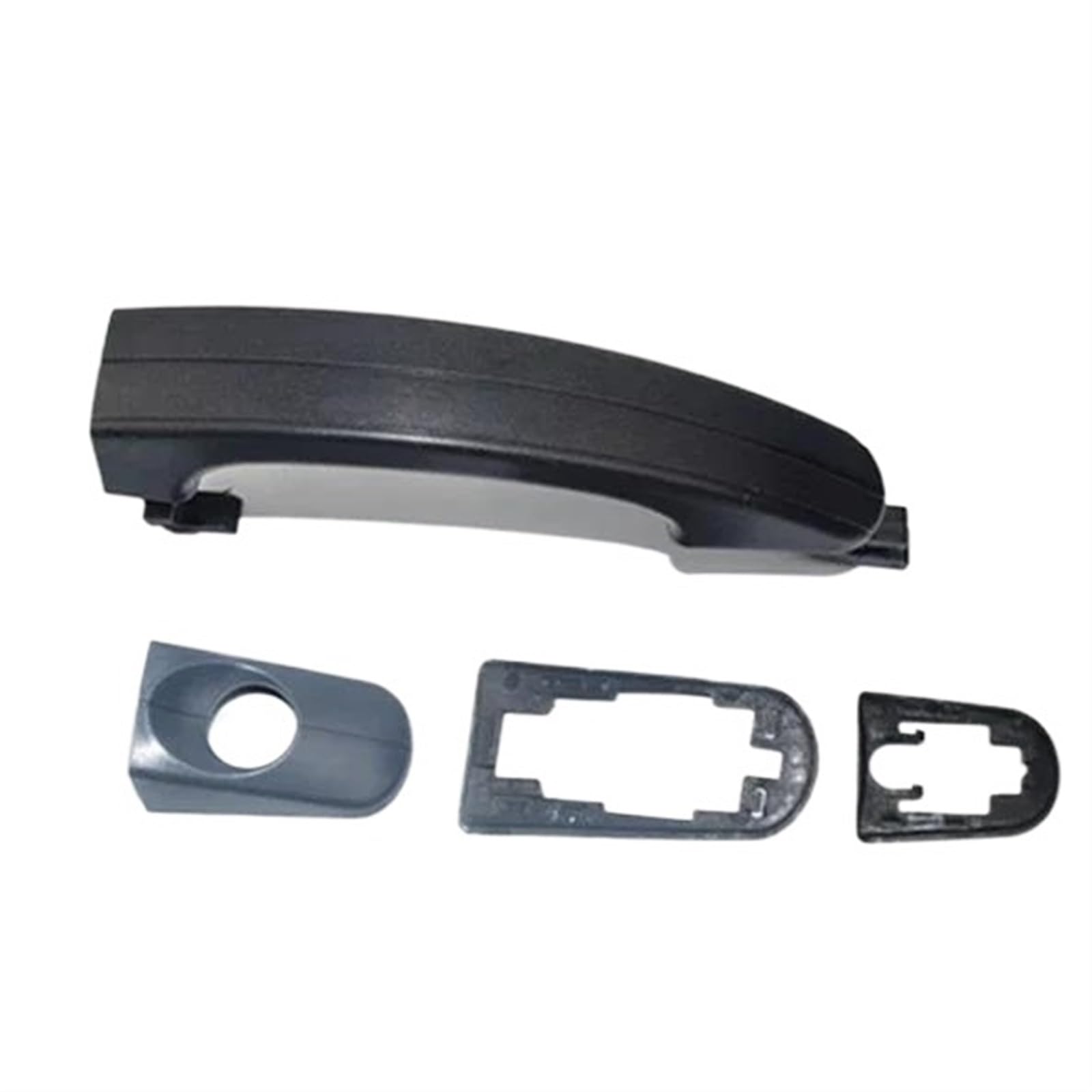 Türgriff Beifahrerseite Für Ford Für Focus Für Escape 2012 2013 2014 2015 2016 2017 Auto Vorne Hinten Unlackiert Chrom Außentürgriff Mit Kappe Gummi Pad Dichtung Beifahrerseite Äußerer Türgriff(A) von DWTNMEX