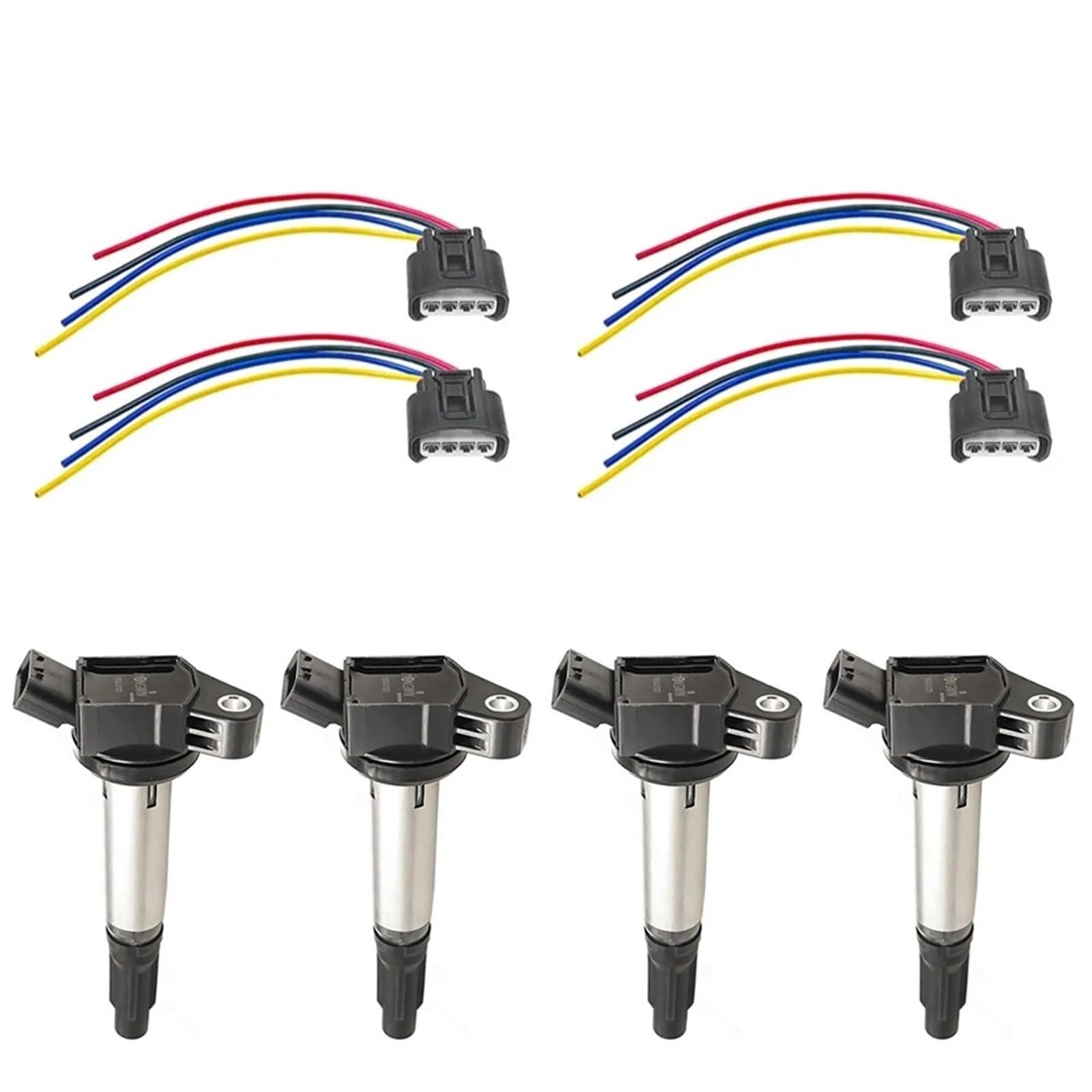 Zündspule Auto Für Toyota Für Passo NGC30 1NRFE 2013-19500B1020 19500-B1020 19500 B1020 4 Stücke Zündspule & Stecker Verteilerzündspule(Coil and Plug) von DWTNMEX