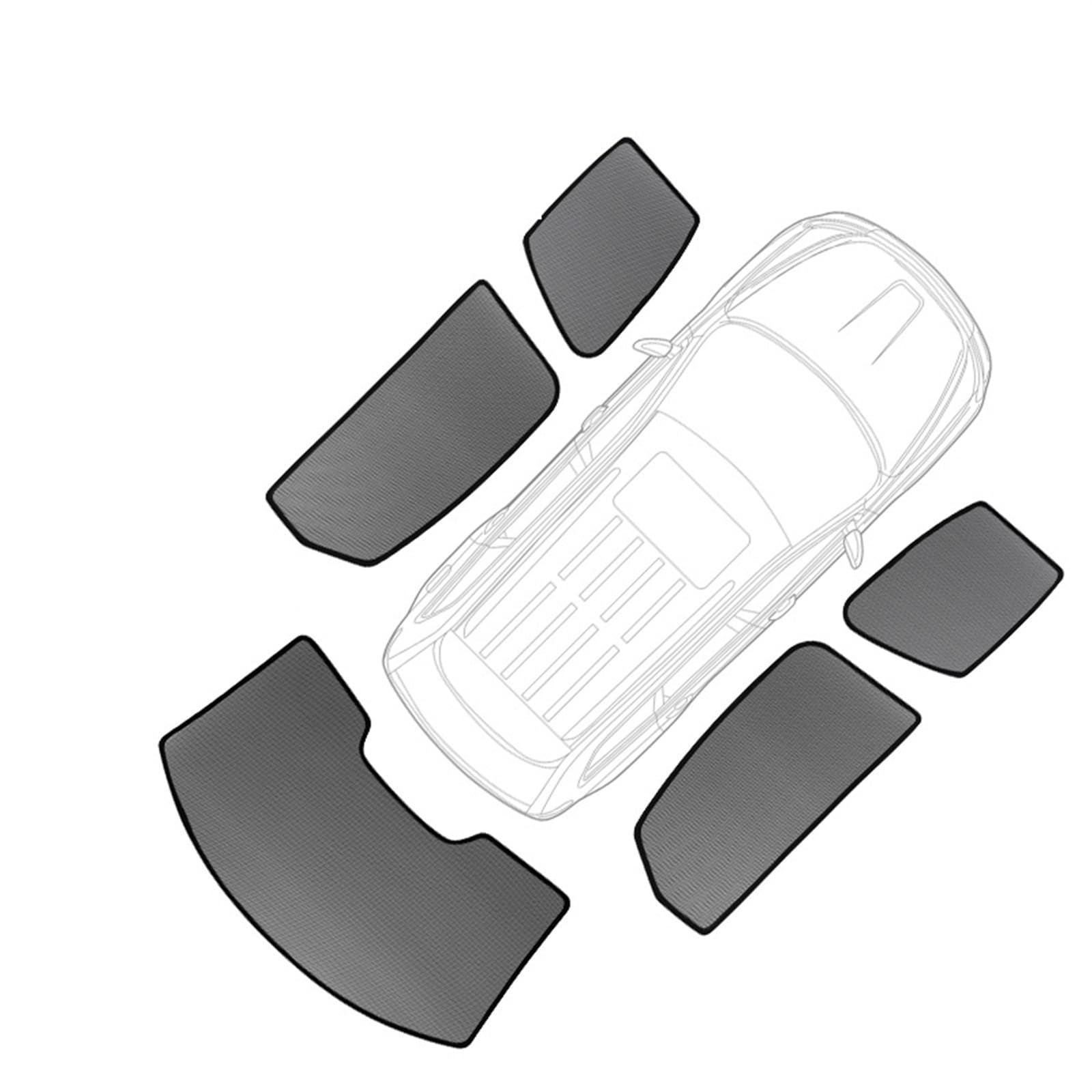 Auto-Fensterblenden Für KIA Für Picanto Für MORGEN Für JA 2018-2024 Magnetische Sonnenschutz Visier Vorne Hinten Windschutzscheibe Rahmen Vorhang Fenster Sonnenschutz Auto Sonnenschutz Vorhang(Size:5p von DWYYJJ