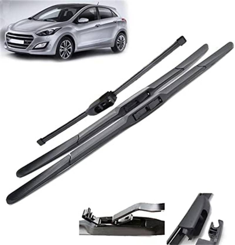 Scheibenwischer vorne und hinten, für Hyundai I30 GD, für Elantra GT 2012 2013 2014 2015 2016 2017, Windschutzscheibe 26 Zoll, 14 Zoll, 13 Zoll von DXANC