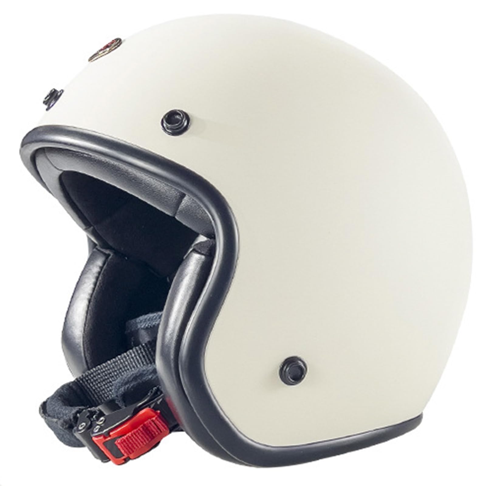 DXDRT Motorrad Open Face Helm DOT/ ECE Genehmigt Moped Roller 3/4 Halbhelm Retro Motorrad Helme Vintage & Classic Stil Für Männer Frauen Vespa Motorrad Straße,Matte white a,M 55~56cm von DXDRT