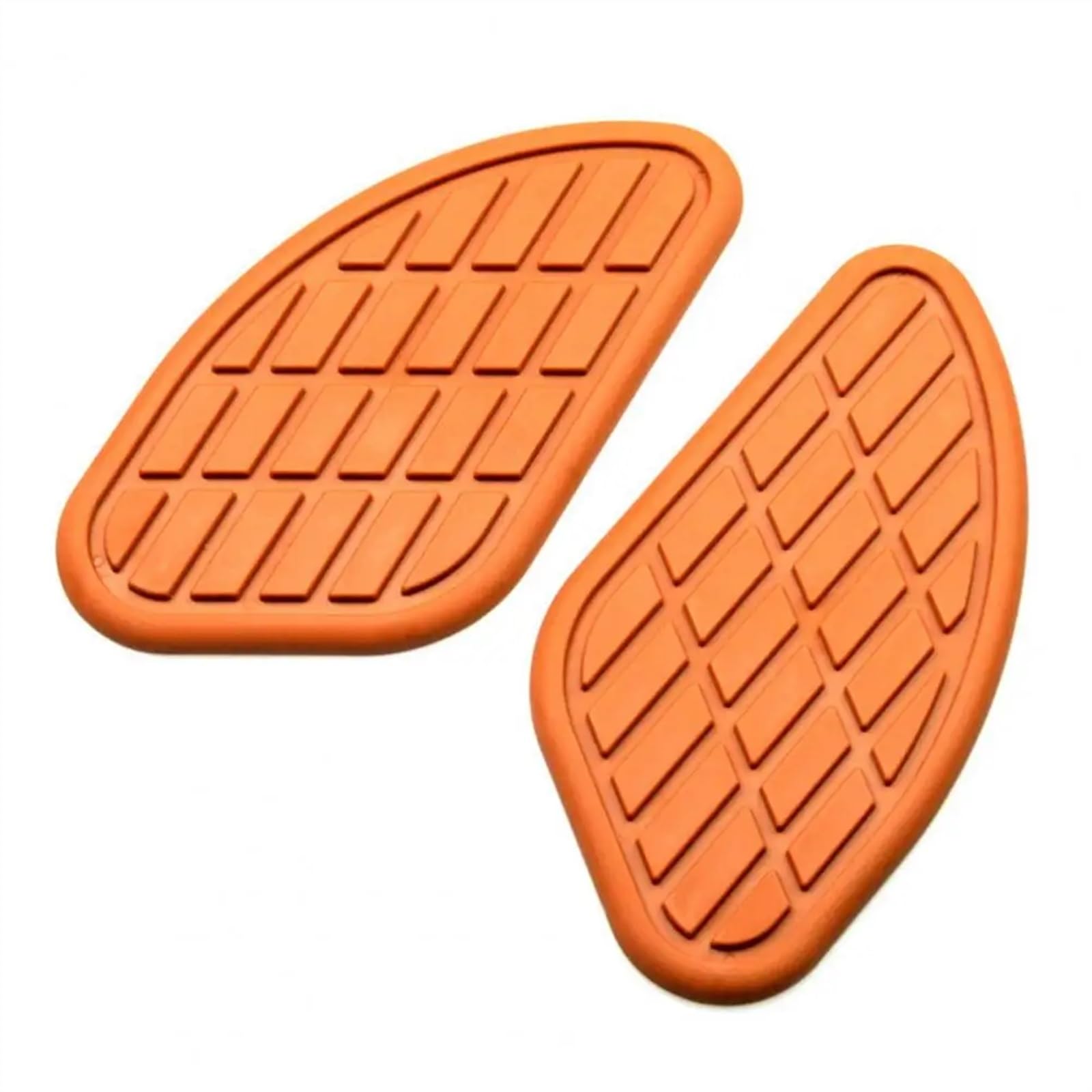 2Pcs Retro Motorrad Gas Kraftstoff Tank Gummi Aufkleber Schutz Knie Tank Pad Grip Aufkleber Motorrad Kraftstoff Tank Schutz adesivo per serbatoio carburante Moto(Light Brown) von DXLSAEU