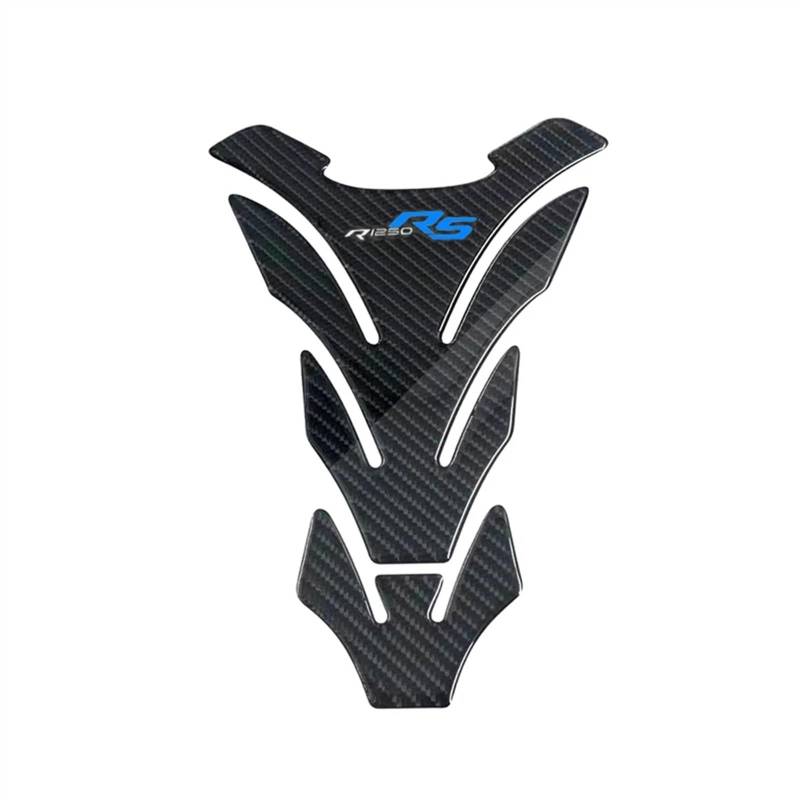 3D Carbon Fiber Motorrad Kraftstoff Tank Pad Abdeckung Schutz Aufkleber Aufkleber Für B&MW R1250RS R 1250 RS R1250 RS adesivo per serbatoio carburante Moto(A-4) von DXLSAEU