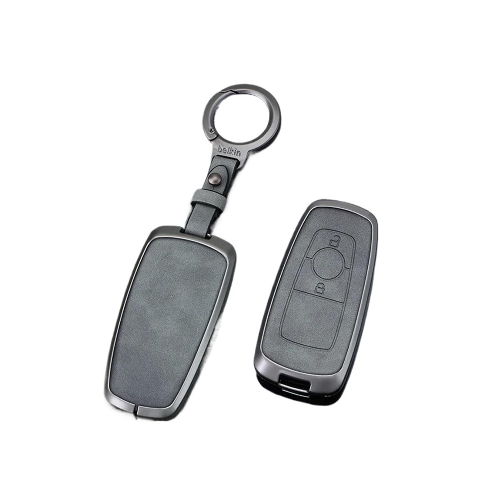 Autoschlüssel Gehäuse Für Ford Edge Fusion Mustang Explorer F150 F250 F350 Ecosport Auto Fernbedienung Schlüssel Fall Abdeckung Shell Fob Schutz Halter Keyless(78 * 71) von DXLSAEU