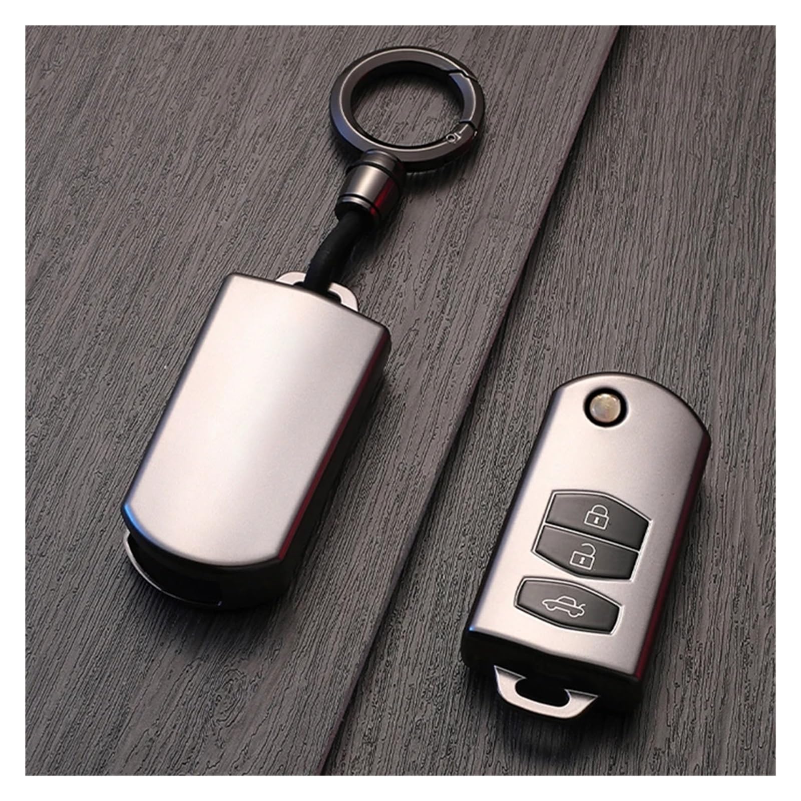 Autoschlüssel Gehäuse Für Mazda 2 3 5 6 CX7 CX9 RX8 MX5 MPV Demio TPU Auto Schlüssel Fall Volle Abdeckung Shell 2/3 Tasten Remote Shell Fob Tasche Zubehör(C Set 1) von DXLSAEU