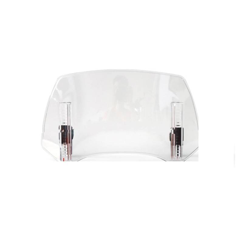 Motorrad Handschutz Für Universal Motorrad Windschutzscheibenverlängerung Verstellbarer Spoiler Clamp-On Windschutzscheibenabweiser(B Transparent) von DXLSAEU