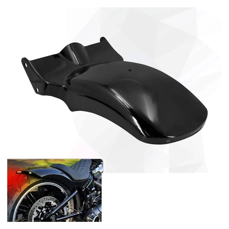 Motorrad-Kotflügel Für Für Softail Für Breakout 2013-2023 2024 Fett Für Junge FXDR Kotflügel Lampe Abdeckung Motorrad LED Brems Blinker Licht Hinten Fender(Breakout 2018-Up) von DXLSAEU