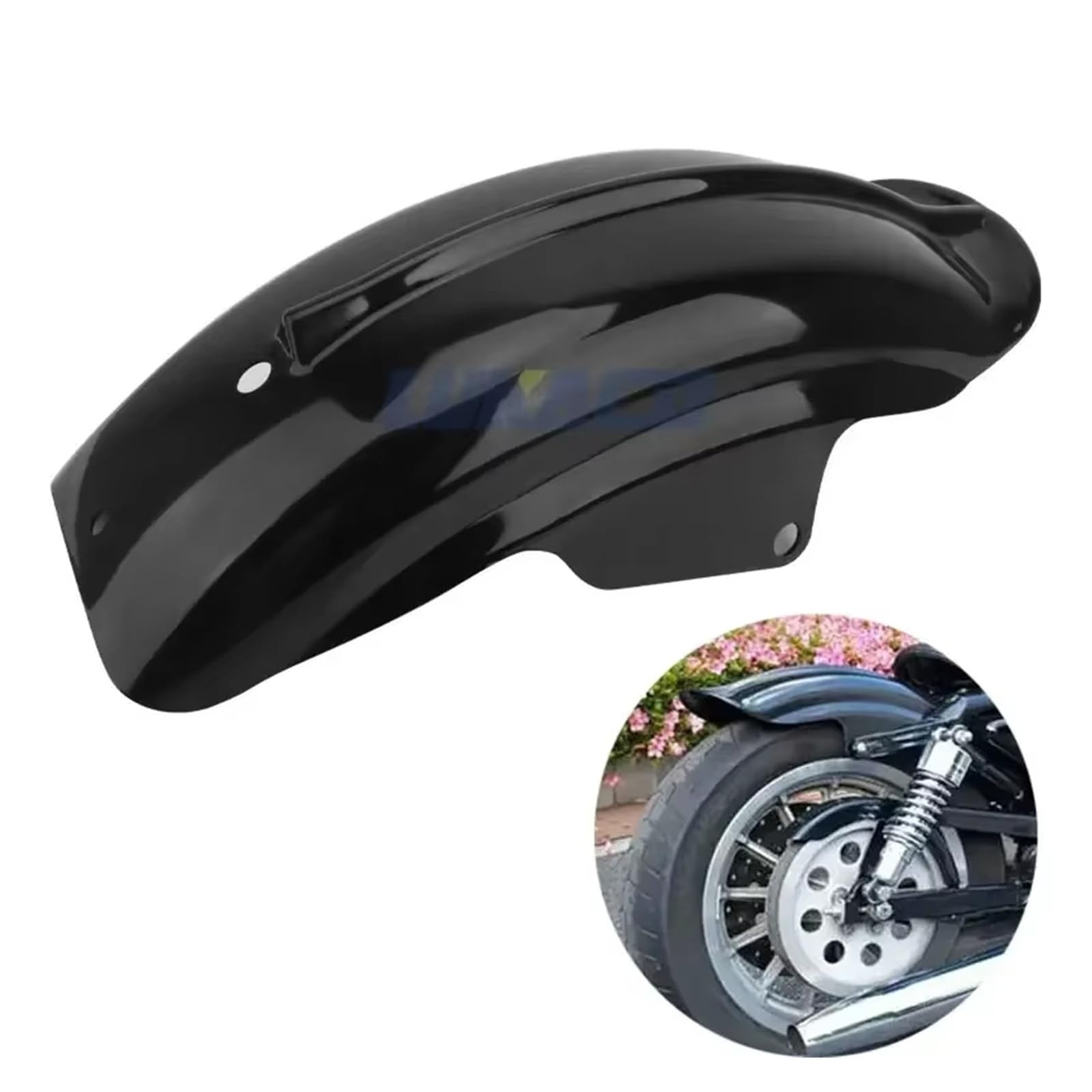 Motorrad-Kotflügel Für Für Sportster 1994-2003 Für Cafe Für Racer Bobber Für Chopper Motorrad Kurzen Kotflügel Universal Schwarz Hinten Motocross Zubehör von DXLSAEU