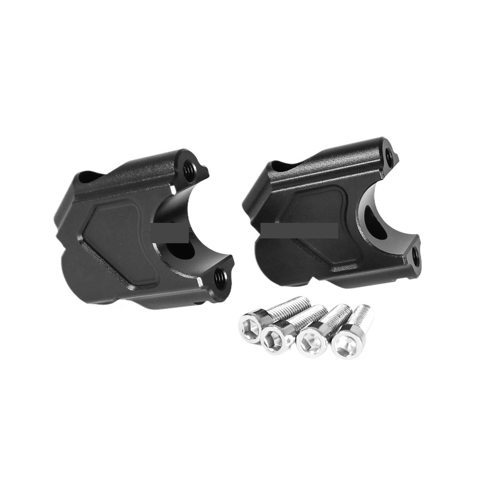 Lenkererhöhung Geeignet für F800GS F800GT F 800 GS ADV F 800 GT Motorrad-Lenker-Riser, Lenkerklemmverlängerung, Installation, Hebe-Riser(Black-No Logo) von DXLSAEU