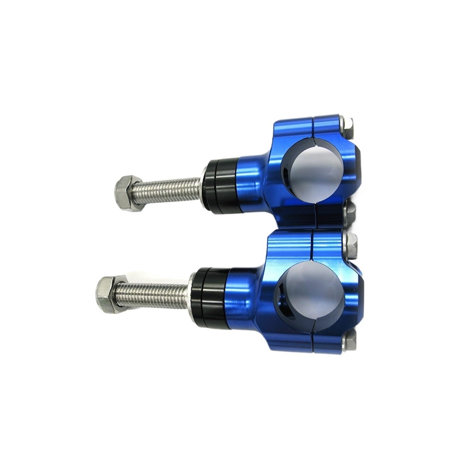 Lenkererhöhung OTOM Motorrad Lenker Klemme CNC Aluminium Legierung Bar Klemmen 1 1/8 "28mm Für Suzuki Für Yamaha Für CRF KX Lenker Riser(10mm Blue) von DXLSAEU