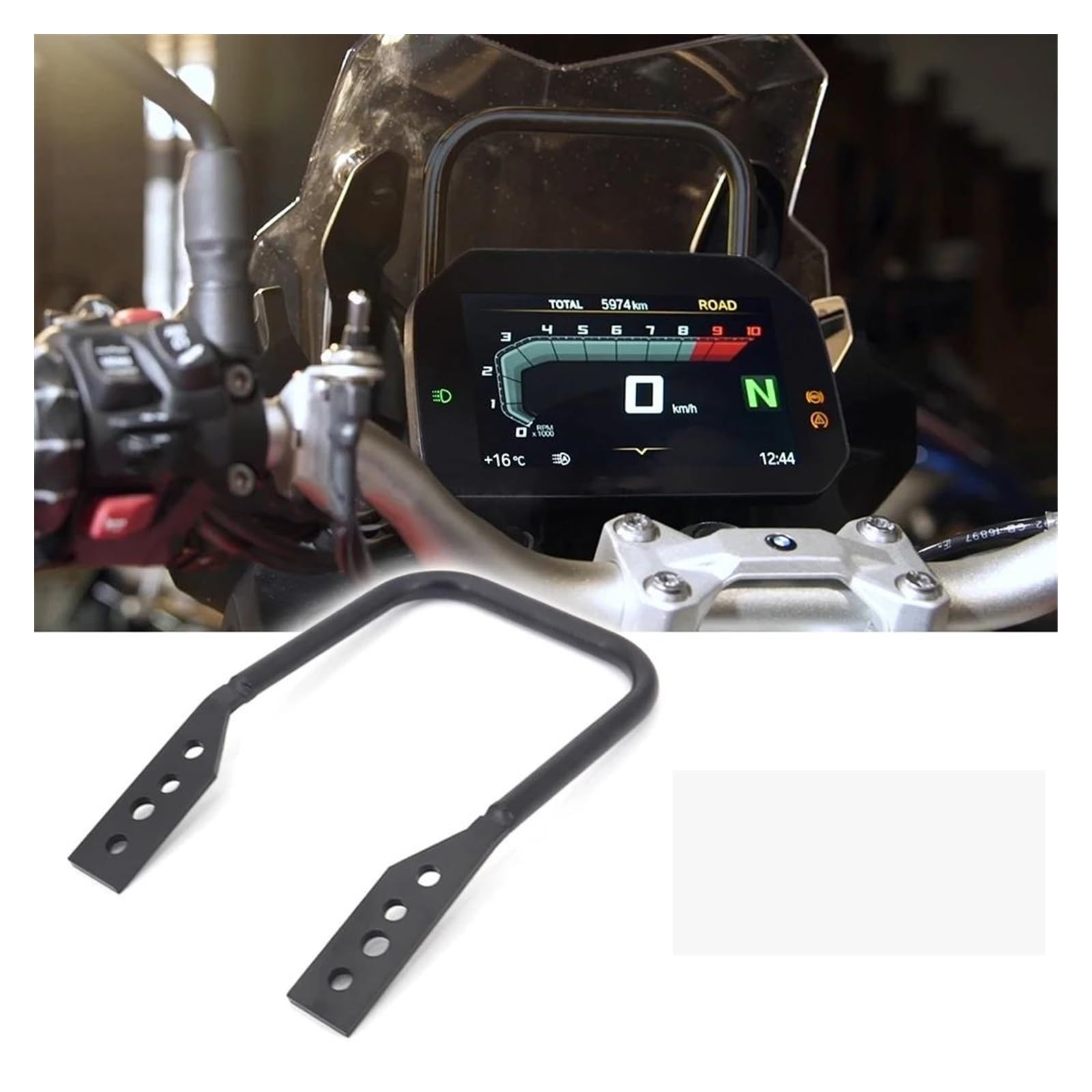 Motorrad Navigationshalterung Motorrad Zubehör GPS Halterung Telefon Halter Windschutzscheibe Navigation Halter Für F850GS Abenteuer F 850 ​​GS F750GS 2018- von DXLSAEU