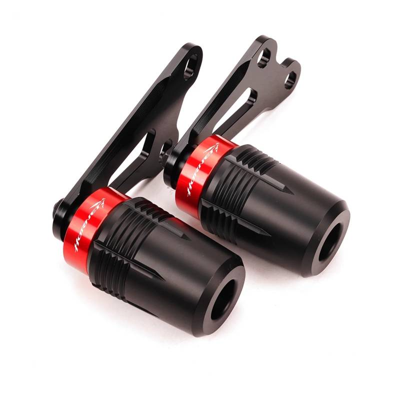 Motorrad-Sturzschutz Für CB750 CB 750 Hornet 2023 Motorrad Zubehör Fallende Schutz Crash Protektoren Auspuff Slider Rahmen Sliders(Frame Sliders-Red) von DXLSAEU