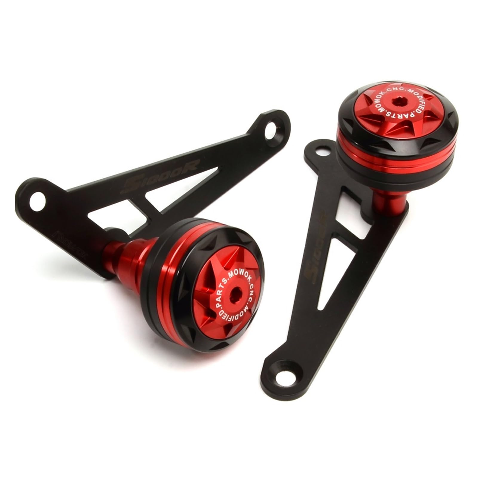 Motorrad-Sturzschutz Für S1000 R S1000R 2017 2018 2019 Motorrad Zubehör Absturzsicherung Crash Protector Rahmen Slider(Red-L) von DXLSAEU