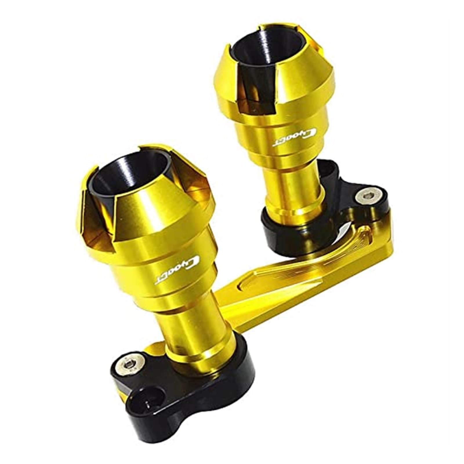 Motorrad-Sturzschutz Motorrad Anti-kollision Slider Schutz Schalldämpfer Rohr Rahmen Slider Absturz Schutz Zubehör Für C400X C400gt C400 GT X(Yellow) von DXLSAEU