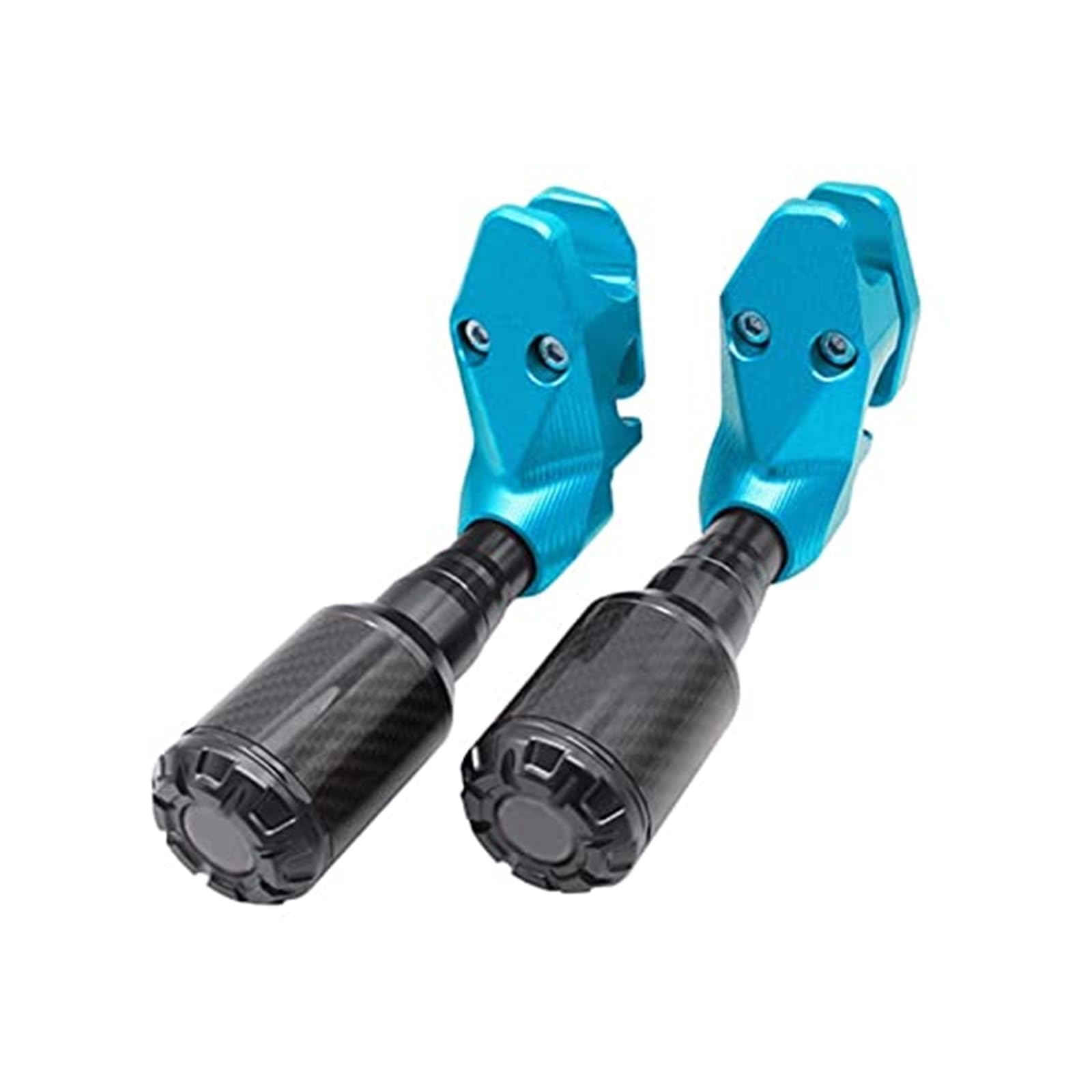 Motorrad-Sturzschutz Motorrad Für CFMOTO 450SR 2022 2023 Rahmen Anti Crash Slider Körper Schutz Fallende Schutzhülle Rahmen Slider Pad Carbon Faser(Blue) von DXLSAEU