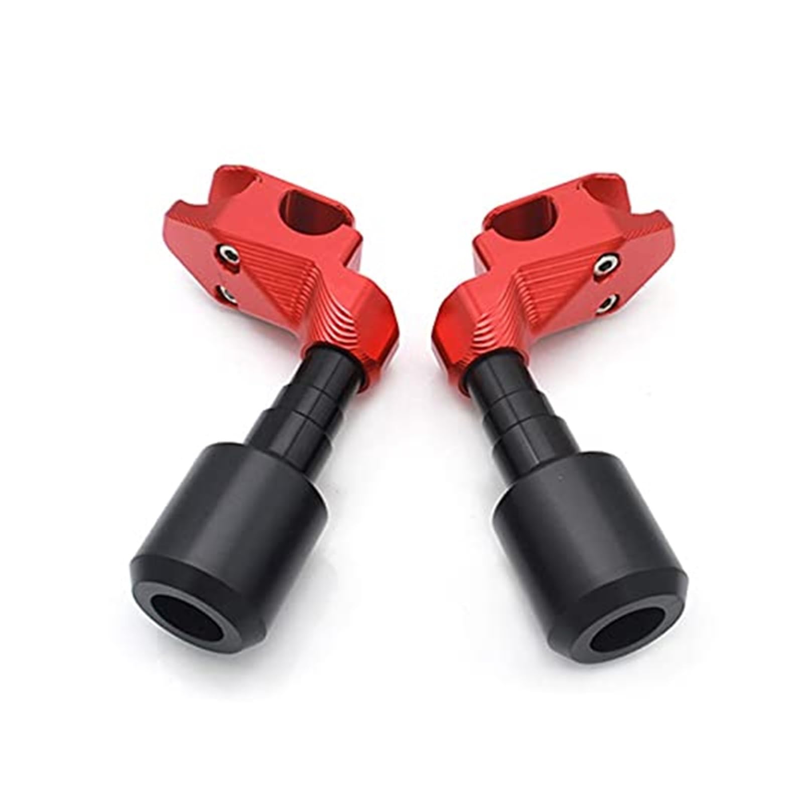 Motorrad-Sturzschutz Motorrad Für CFMOTO 450SR 2022 2023 Rahmen Anti Crash Slider Körper Schutz Fallende Schutzhülle Rahmen Slider Pad POM(Red) von DXLSAEU