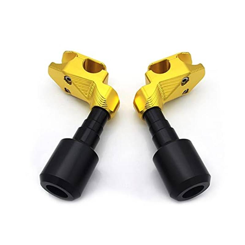 Motorrad-Sturzschutz Motorrad Für CFMOTO 450SR 2022 2023 Rahmen Anti Crash Slider Körper Schutz Fallende Schutzhülle Rahmen Slider Pad POM(Yellow) von DXLSAEU