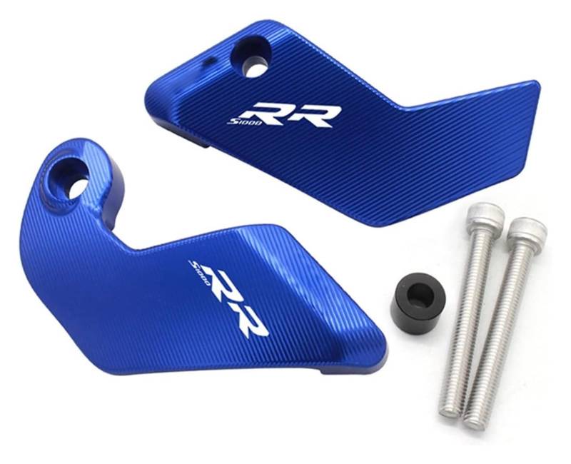 Motorrad-Sturzschutz Motorrad Körper Schutz Rahmen Anti Crash Slider Fallende Schutz Rahmen Slider Pads Für S1000RR 2021-2022(Blue) von DXLSAEU