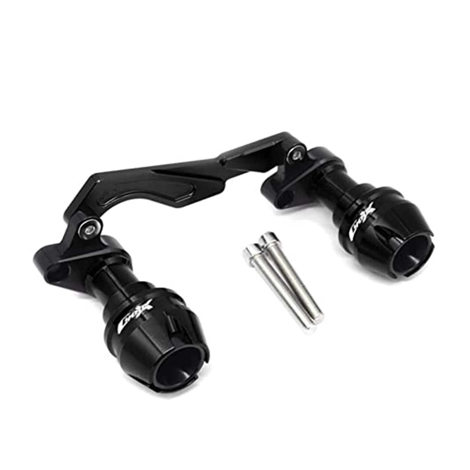 Motorrad-Sturzschutz Motorrad Zubehör Anti-Kollision Slider Schutz Schalldämpfer Rohr Rahmen Slider Fallen Schutz Für C400X C400GT C 400X 400GT(Black) von DXLSAEU