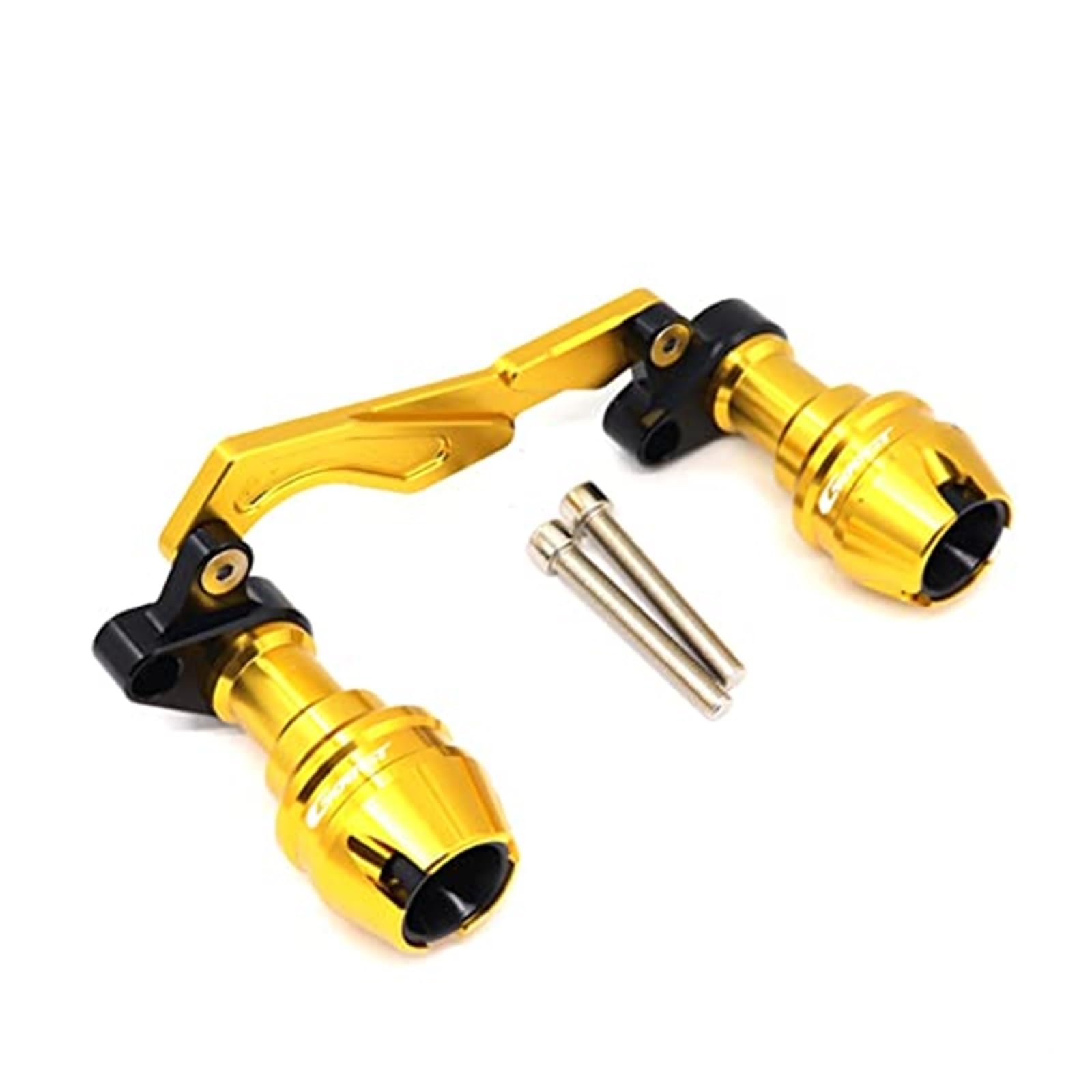 Motorrad-Sturzschutz Motorrad Zubehör Anti-Kollision Slider Schutz Schalldämpfer Rohr Rahmen Slider Fallen Schutz Für C400X C400GT C 400X 400GT(Gold) von DXLSAEU