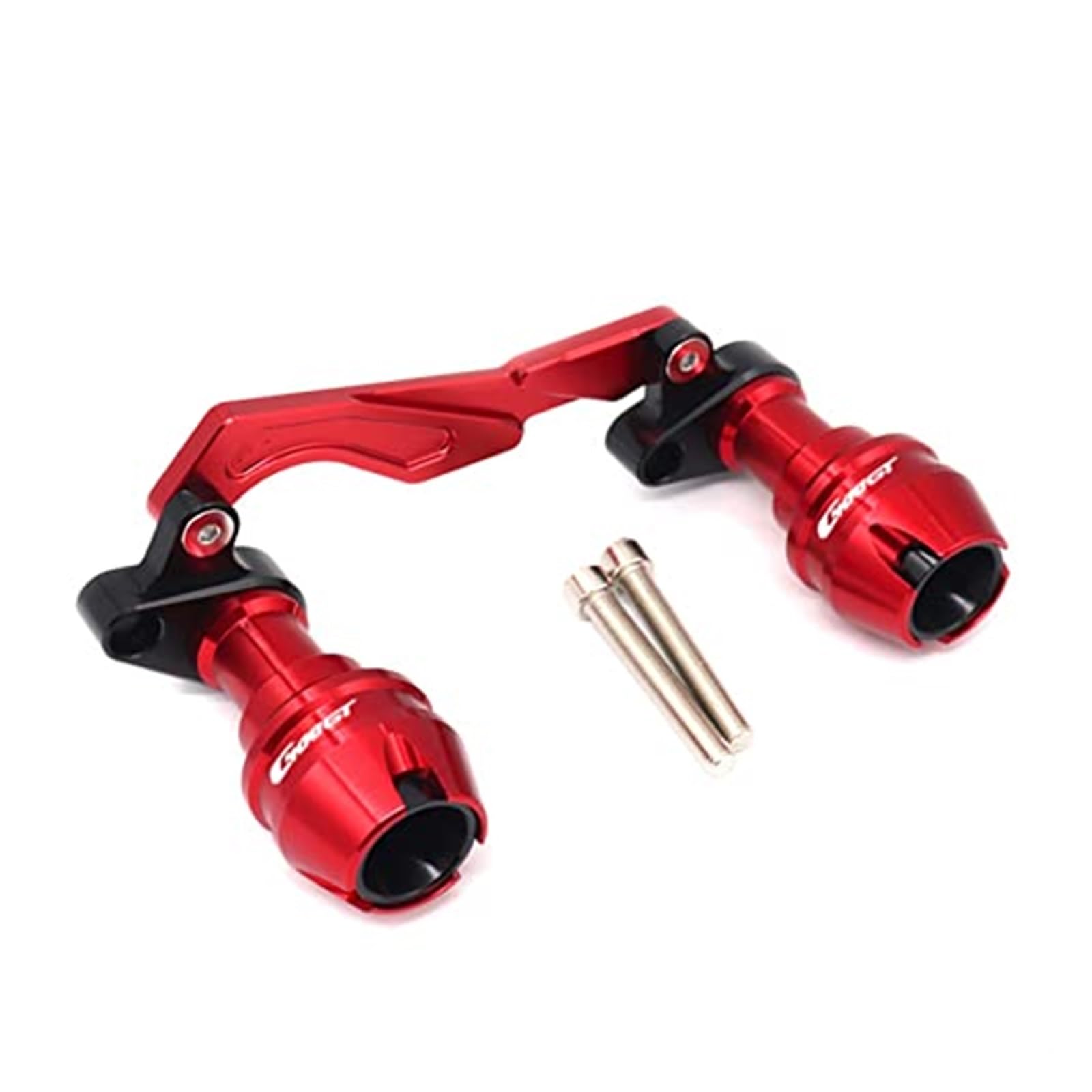 Motorrad-Sturzschutz Motorrad Zubehör Anti-Kollision Slider Schutz Schalldämpfer Rohr Rahmen Slider Fallen Schutz Für C400X C400GT C 400X 400GT(Red) von DXLSAEU