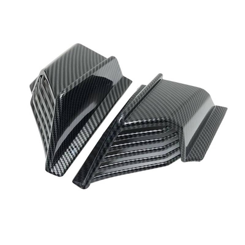 motorradspoiler Für ADV150 ADV 150 2019-2023 2021 2022 1 Paar Winglet Motorrad Vorderseite Spoiler Motocross Flügel Schutz Flügel Abdeckung(Carbon Look) von DXLSAEU