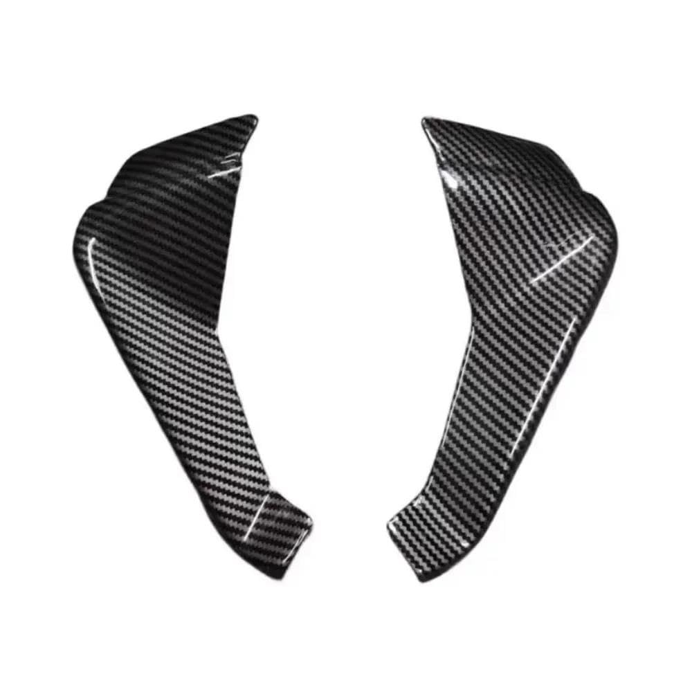 motorradspoiler Für Aprilia RS 660 2021-2024 Front Lip Wind Flügel Abdeckung Kegel Aerodynamik Verkleidung Winglets Motorrad Zubehör(Stripe of Carbon) von DXLSAEU