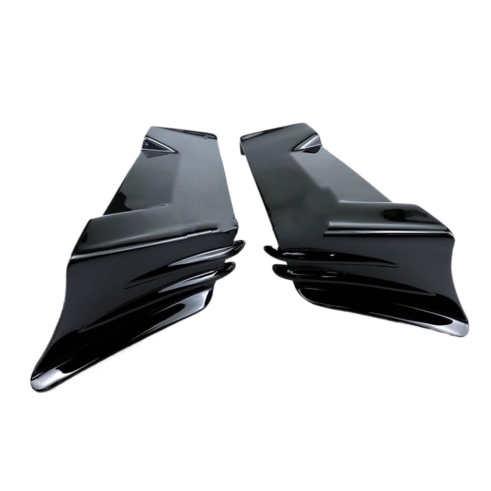 motorradspoiler Für Aprilia RS660 Tuono 660 2021 2022 2023 Motorrad Seite Winglet Spoiler Wind Flow Befestigung Flügel Front Verkleidung(Bright Black) von DXLSAEU