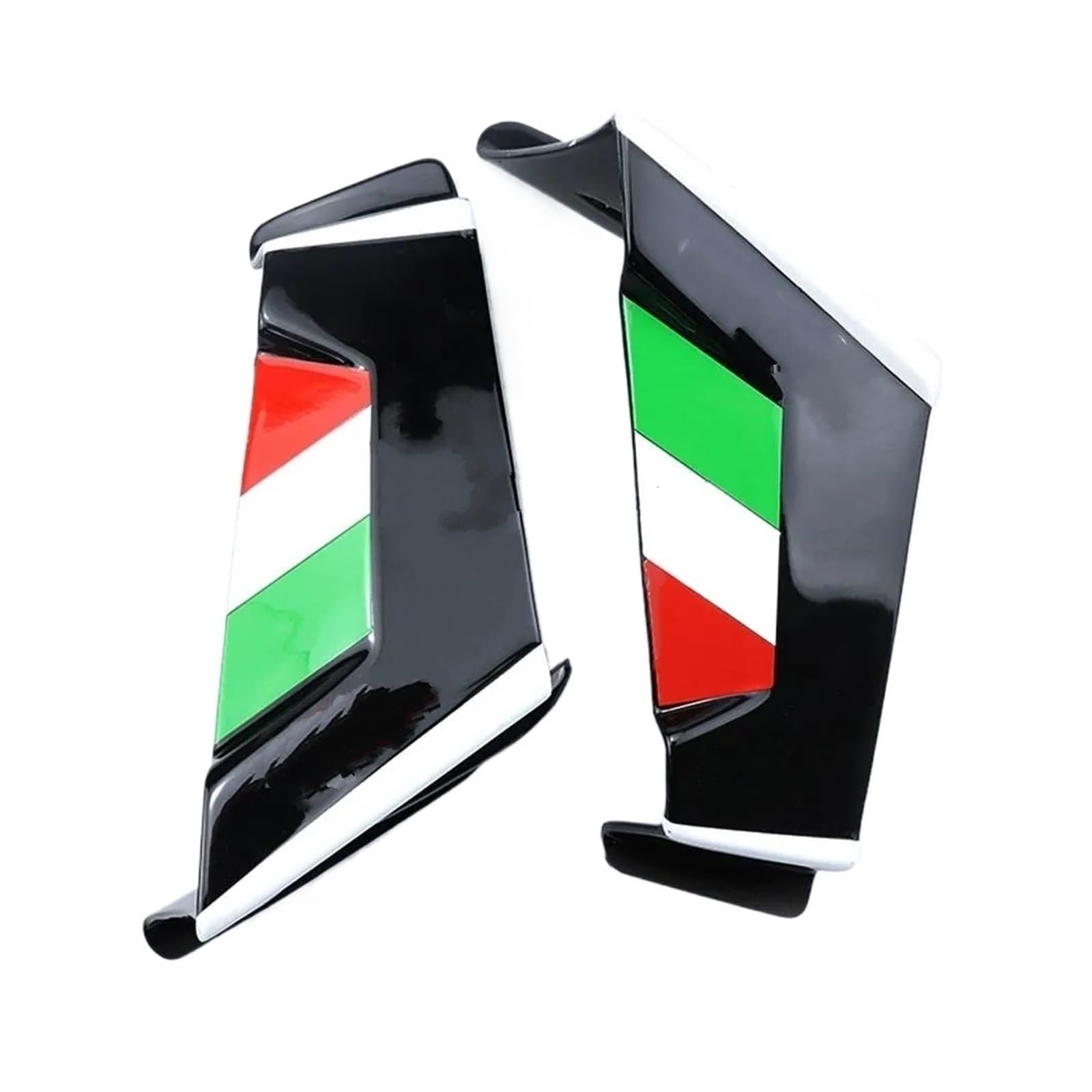 motorradspoiler Für Aprilia RS660 Tuono 660 2021 2022 2023 Motorrad Seite Winglet Spoiler Wind Fluss Befestigung Flügel Front Verkleidung(Black) von DXLSAEU