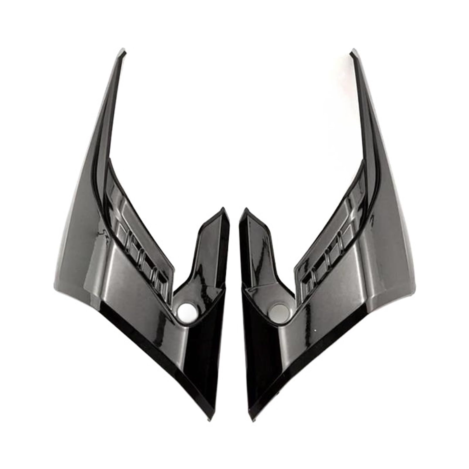 motorradspoiler Für CB650R 2018-2023 Verkleidung Winglets Fin Trim Abdeckung Motorrad Flügel Schutz Wind Verkleidung Winglets(Bright Black) von DXLSAEU